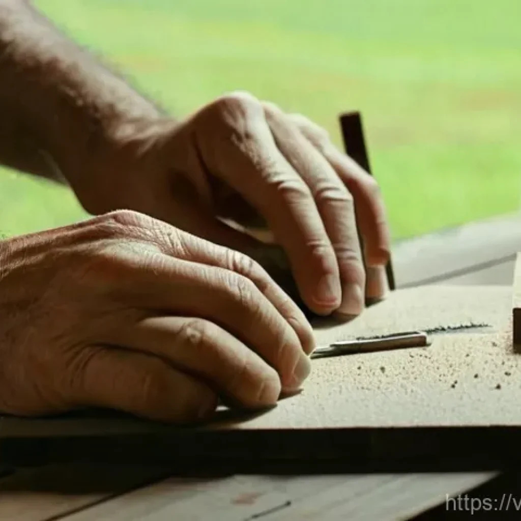 수공예 펜 만들기 - **Prompt 1: "The Artisan's Touch on a Wooden Pen"**
    A close-up, high-definition shot of an artis...
